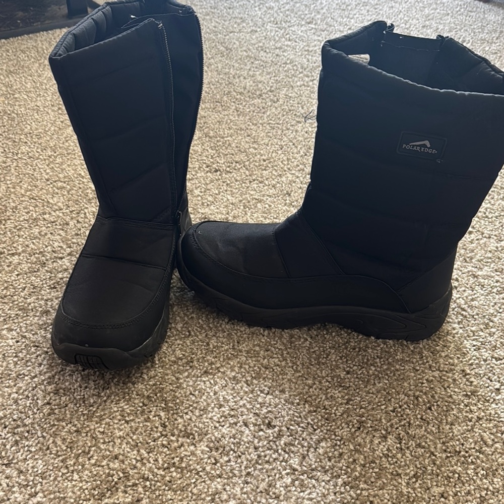 Polar Edge Black Winter Boots